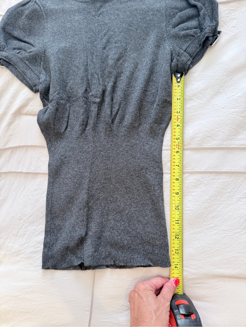 Express Gray Ribbed Turtleneck Sweater - Picture 6 of 9